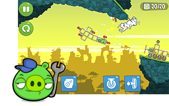 Bad Piggies Game Screenshot